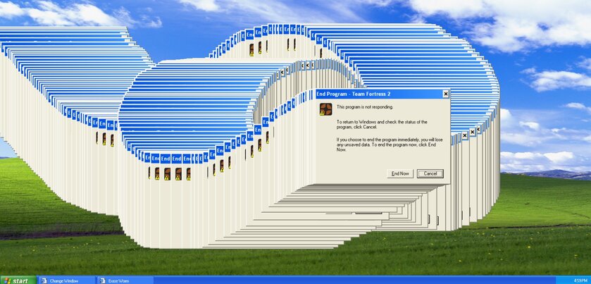Вам это фото тоже напомнило лагающее окно из Windows 95?