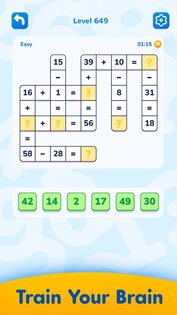 Math Brain Puzzle 4.2.0. Скриншот 19