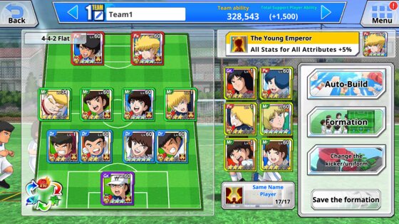 Captain Tsubasa ZERO: Miracle Shot 3.0.0. Скриншот 2