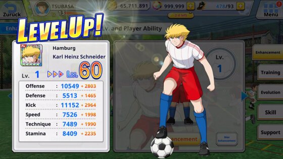 Captain Tsubasa ZERO: Miracle Shot 3.0.0. Скриншот 4