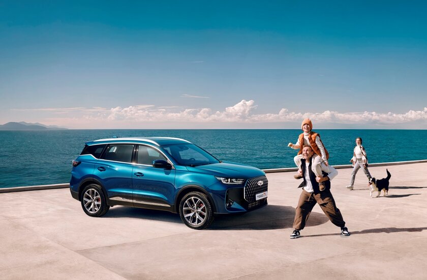 В России cтартовали продажи Chery Tiggo 7L — теперь с полным приводом и красными суппортами