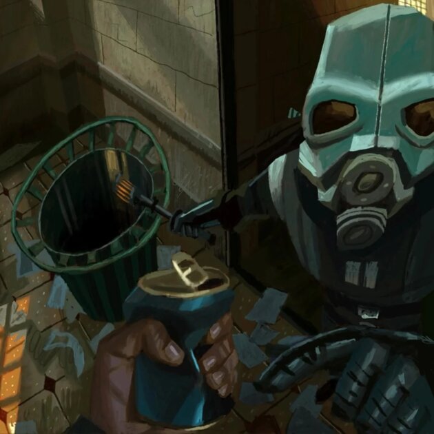 Фанат Half-Life 2 изобразил ключевых персонажей в своем фирменном стиле