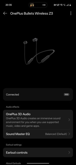 Ищете наушники для спорта? Присмотритесь к этим — обзор OnePlus Bullets Wireless Z3 — Программное обеспечение и функции. 1
