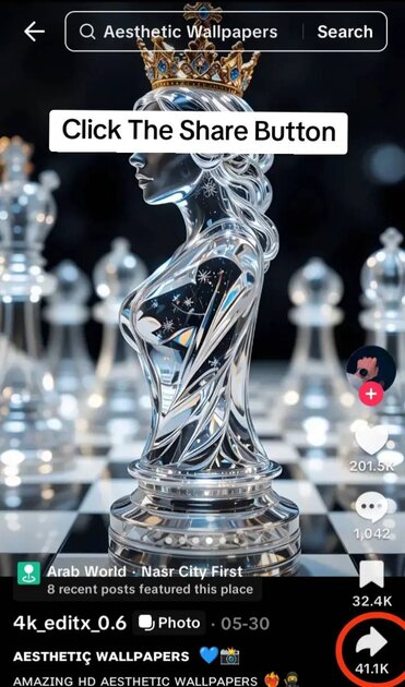 How to save TikTok Photo/Wallpapers Without Watermark — tiksave.one