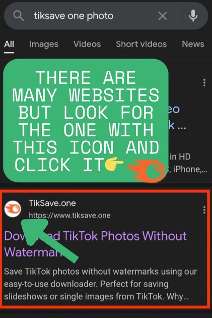 How to save TikTok Photo/Wallpapers Without Watermark — tiksave.one