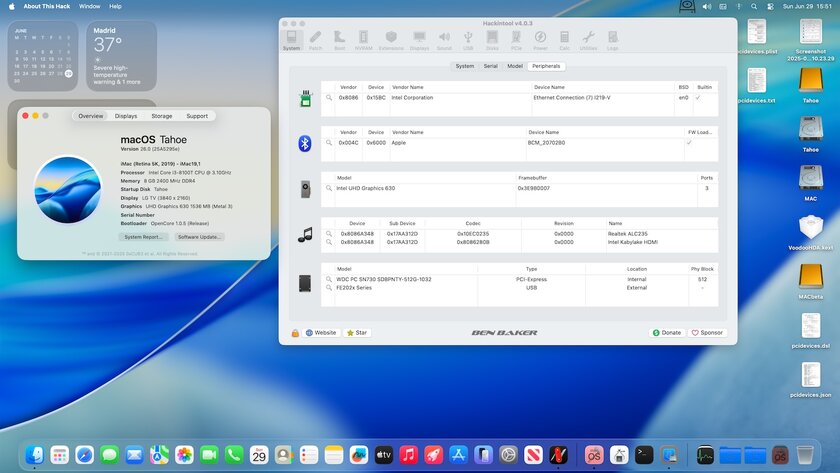 Фанат хакинтоша поставил на свой Lenovo ThinkCentre M720q бета-версию macOS Tahoe 26