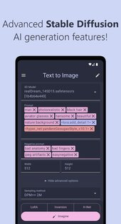 SDAI – Stable Diffusion AI 0.6.8. Скриншот 1