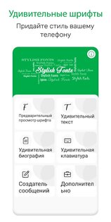 Удивительные шрифты 1.95. Скриншот 1