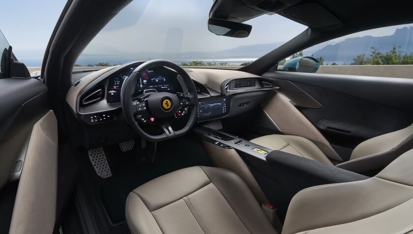 3,3 секунды до сотни, V8 и три дисплея в салоне: Ferrari представила суперкар Amalfi