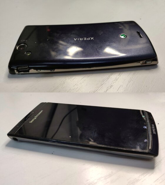 Купил смартфон Sony Ericsson из древних времен и остался приятно удивлен: Xperia Arc в 2025 году — Внешний вид. 2
