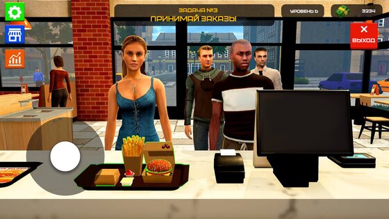 Burger Restaurant Simulator 3D 2.1.5. Скриншот 3