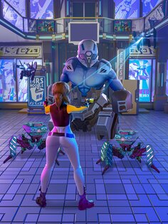 Cyberpunk Hero 1.3.4. Скриншот 9
