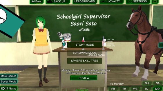 Schoolgirl Supervisor Wildlife 317.0. Скриншот 15