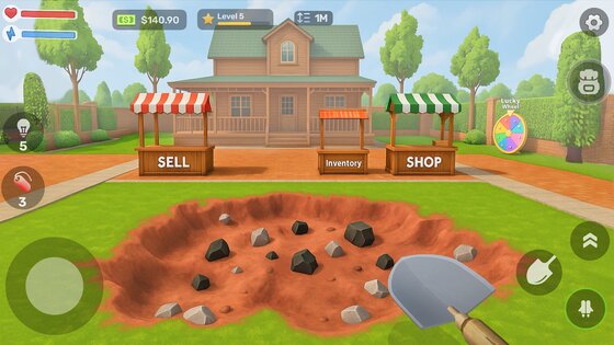 DIY Digging: Fun Games 0.5.2. Скриншот 9