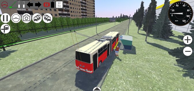 Micro-Trolleybus Simulator 2025.03.06.1. Скриншот 5