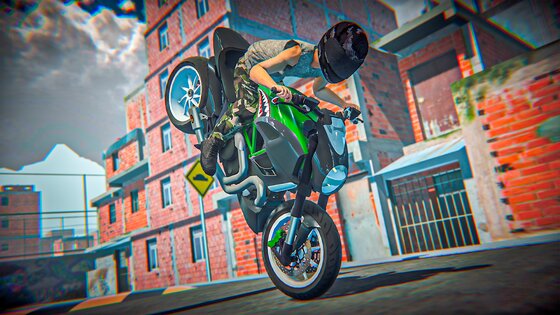 Wheelie City: Motorcycle Stunt 1.4.132. Скриншот 1