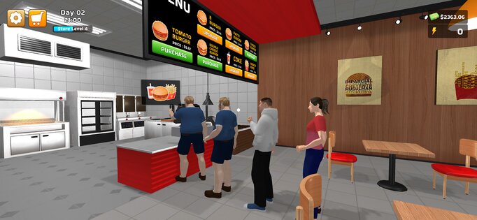 Burger Simulator 17.0.0. Скриншот 2