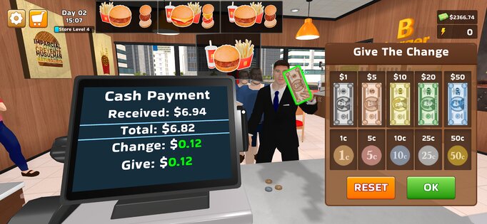 Burger Simulator 17.0.0. Скриншот 5