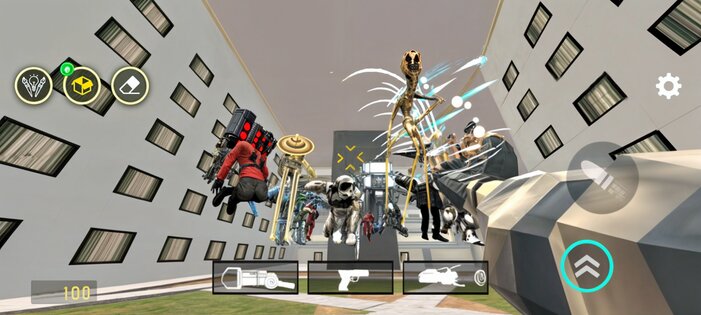 Nextbots In Playground Mod 9.4.9. Скриншот 4