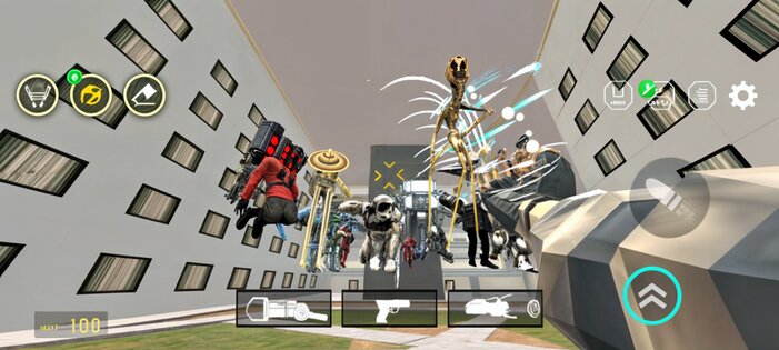 Nextbots In Playground Mod 9.4.9. Скриншот 12