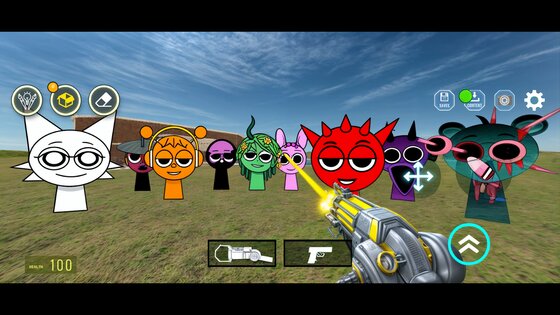 Nextbots In Playground Mod 9.4.9. Скриншот 14