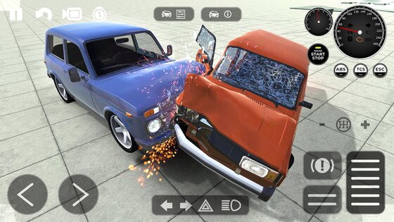 Beam Drive Car Crash 0.7.1. Скриншот 1