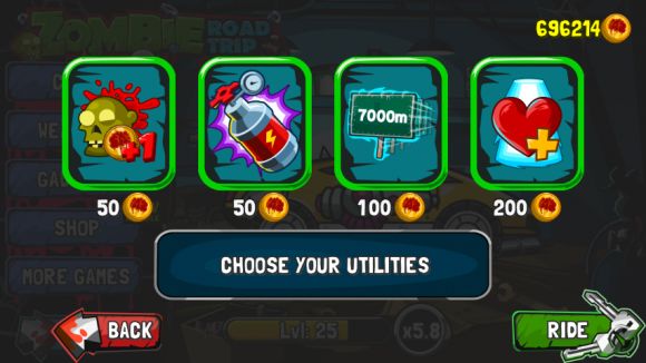Обзор игры Zombie Road Trip