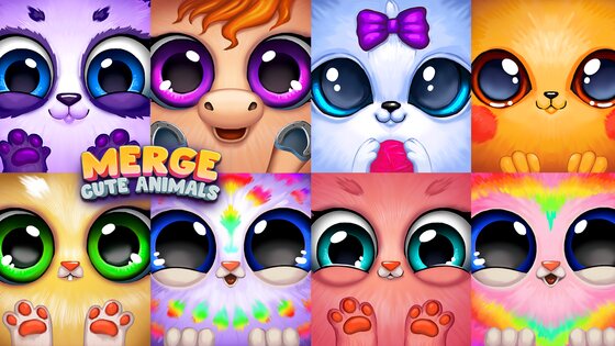 Merge Cute Animals 2.49.00. Скриншот 1