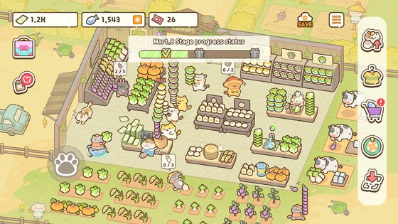 Cat Mart: Cute Grocery Shop 1.2.22. Скриншот 4