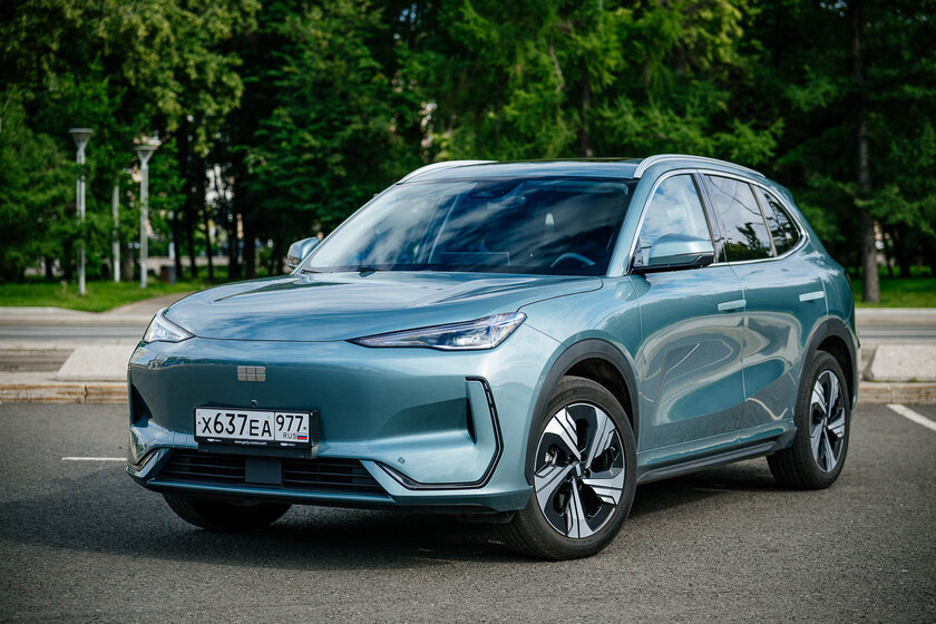 Первый электрокар Geely в России — обзор EX5. Готов ли он к нашей зиме, дорогам и розеткам — Знакомство. 3