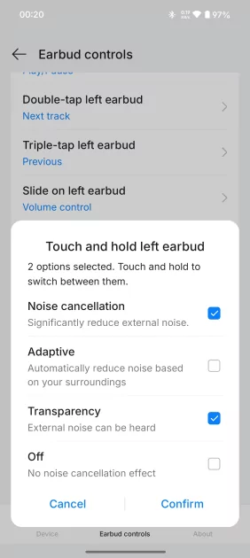 Шумодав в этих наушниках — это просто зверь. Обзор OnePlus Buds 4 и сравнение с предшественниками — Шумоподавление. 4