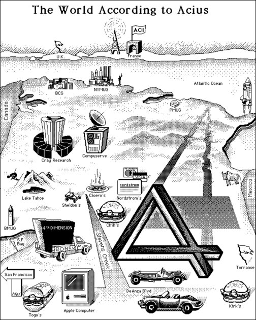 Сделанные в MacPaint арты даже спустя 40 лет смотрятся восхитительно