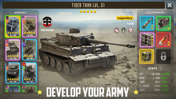 Heroes of War 2.12.72. Скриншот 7