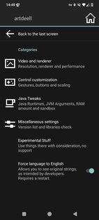 MojoLauncher (Minecraft: Java Edition для Android) hebe-20250710-[4fe53aa]-v3_ope. Скриншот 3