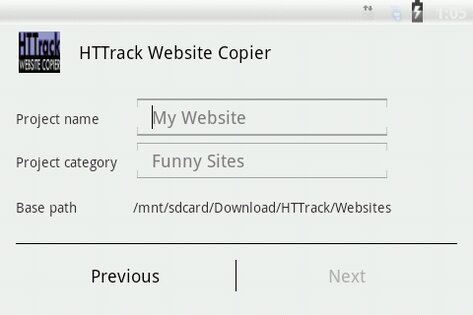 HTTrack Website Copier 3.49.02.63. Скриншот 2