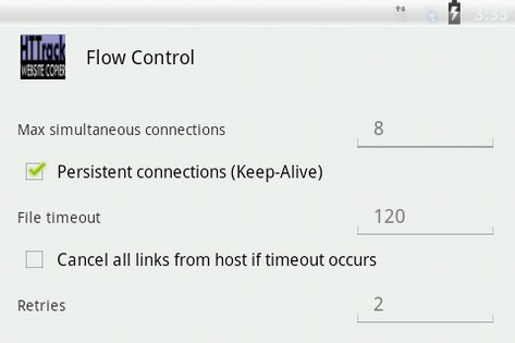 HTTrack Website Copier 3.49.02.63. Скриншот 5