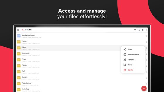 Files.fm 1.4.1. Скриншот 14