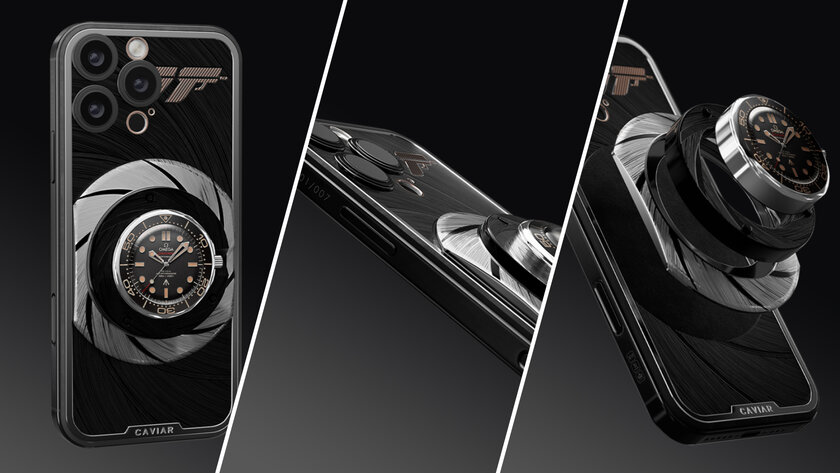 В России представили iPhone 17 Pro со встроенными часами Джеймса Бонда. Да, вы всё правильно прочитали