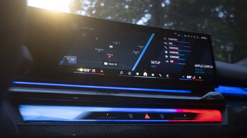 Яркий спорткар на 717 лошадей с огромным багажником: обзор универсала BMW M5 Touring — Слишком новаторский салон. 5