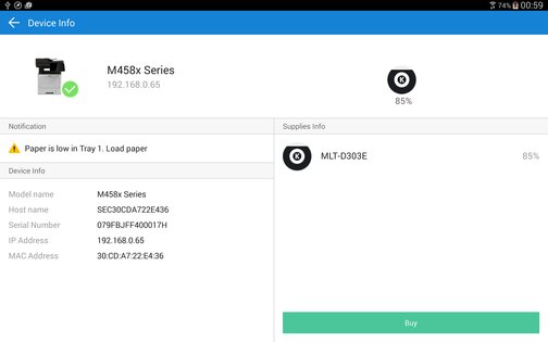 Samsung Mobile Print 4.08.041. Скриншот 13
