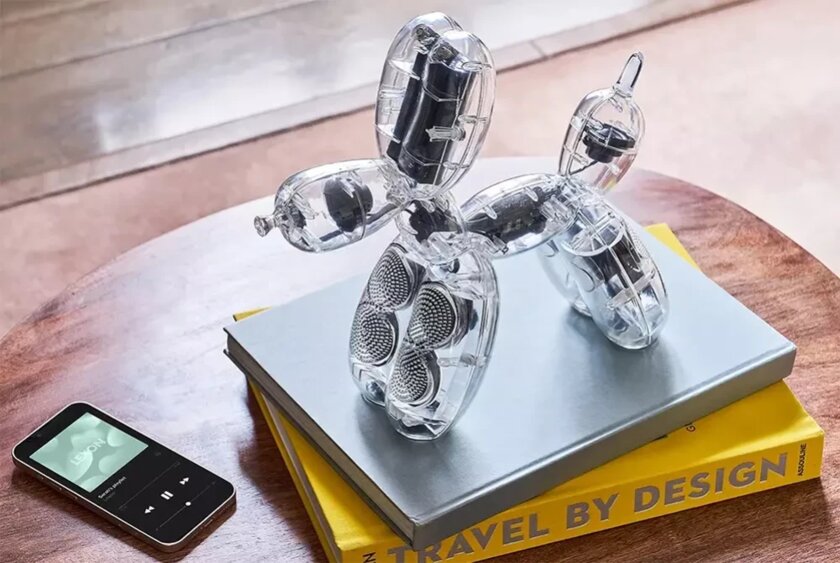 Эта колонка удивит любого: представлена Balloon Dog Speaker в виде надувной собаки
