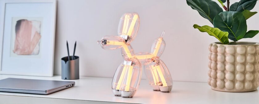 Эта колонка удивит любого: представлена Balloon Dog Speaker в виде надувной собаки
