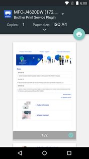 Brother Print Service Plugin 1.16.0. Скриншот 3