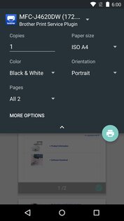 Brother Print Service Plugin 1.16.0. Скриншот 4