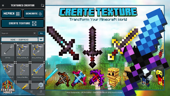 Texture Maker for MCPE 1.6.2. Скриншот 25