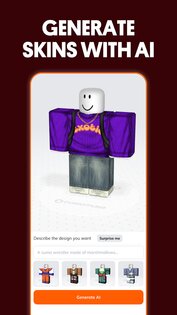 Customuse – создатель скинов для Roblox 1.64.0. Скриншот 6