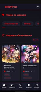 EchoVerses 1.9 release. Скриншот 2