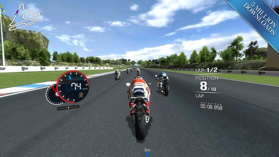 Real Moto 1.3.162. Скриншот 9