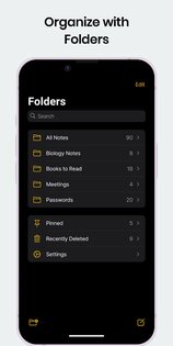 Notes: Simple iOS Notepad 1.1.0. Скриншот 3