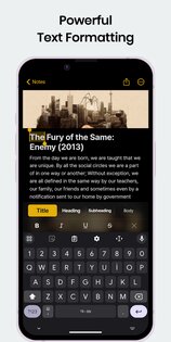 Notes: Simple iOS Notepad 1.1.0. Скриншот 4